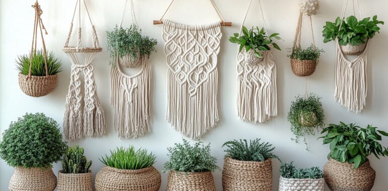10 idées originales de décoration en macramé pour votre intérieur