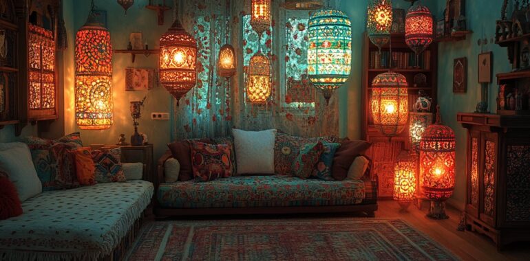 Idées pour un éclairage doux et chaleureux avec des lampes bohèmes