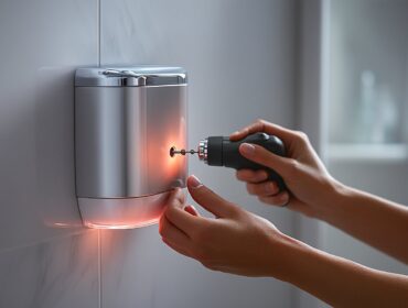 Comment fixer un distributeur de savon au mur ?