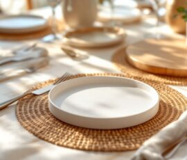 Ronds, en plastique ou en tissu : découvrez notre sélection de sets de table design
