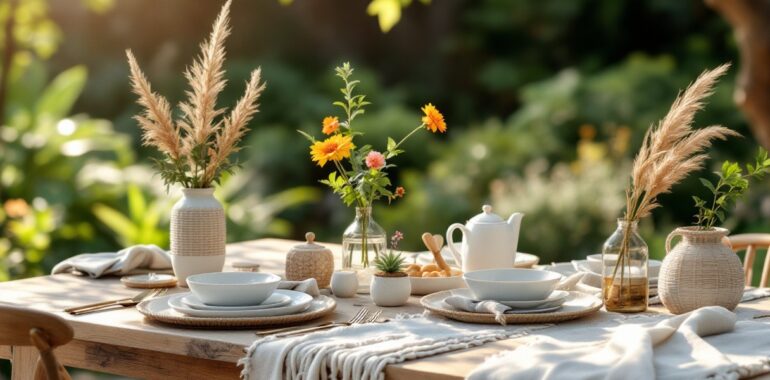 Pourquoi le macramé est parfait pour vos repas en extérieur